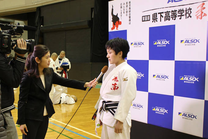 鹿綜警杯第58回県下高等学校柔道選手権大会 ｋｔｓ鹿児島テレビにて放送 Alsok 鹿児島綜合警備保障株式会社