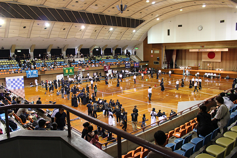 試合場(鹿児島県総合体育センター体育館)